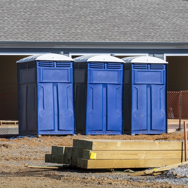 what is the maximum capacity for a single porta potty in Otterville MO